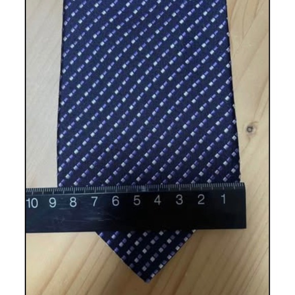 NWT Chaps Jacquard Tie Navy Keynote Large Sword Ralph Lauren - Picture 4 of 4
